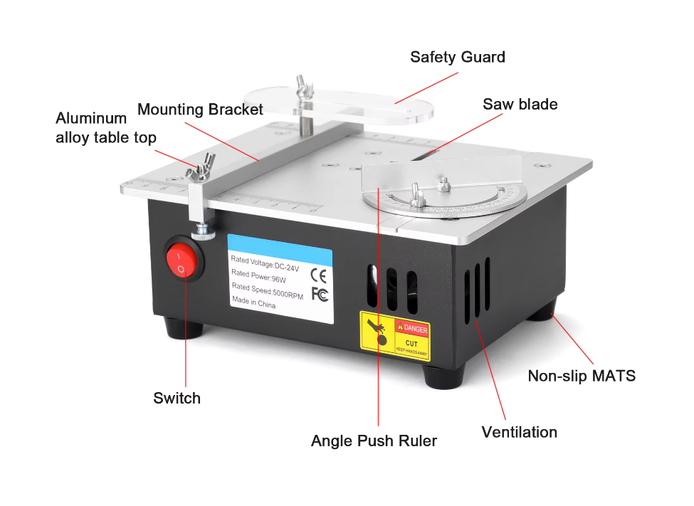 Multifunctional Mini Table Saw