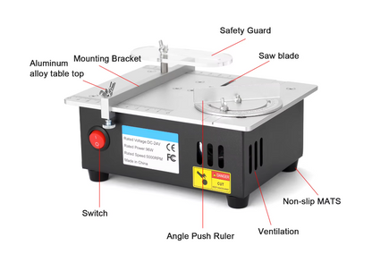 Multifunctional Mini Table Saw