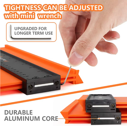 Contour Duplication Gauge With Lock